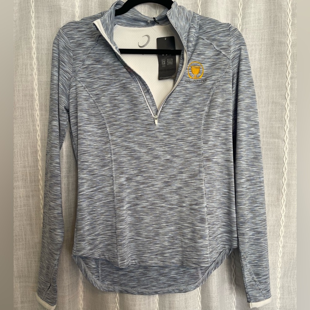 NWT Women's Golf Presidents Cup Layering Quarter-Zip Mock